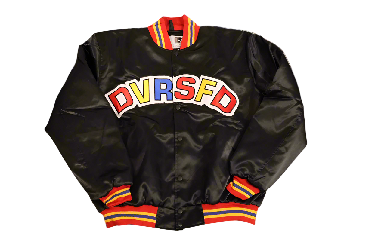 DVRSFD SATIN JACKET Black