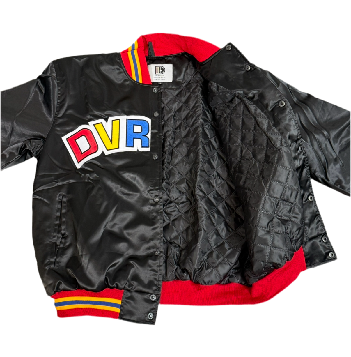 DVRSFD SATIN JACKET Black