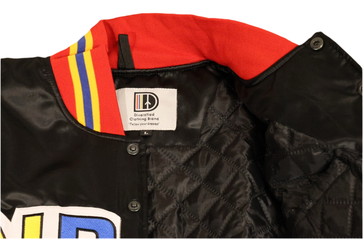 DVRSFD SATIN JACKET Black