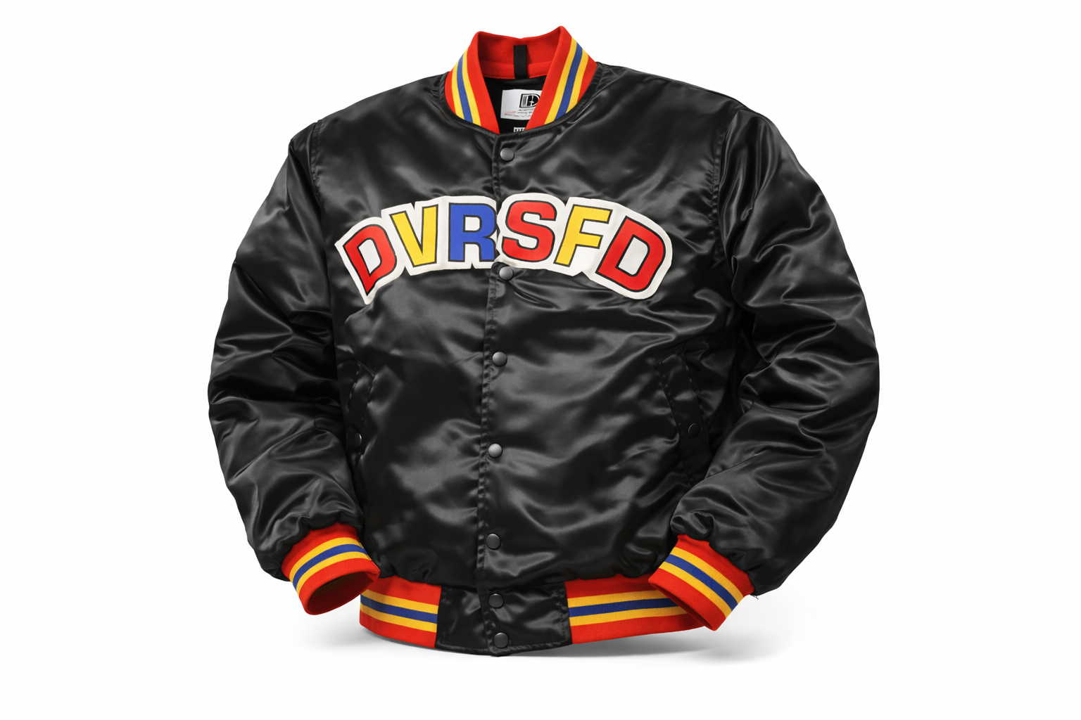 DVRSFD SATIN JACKET Black