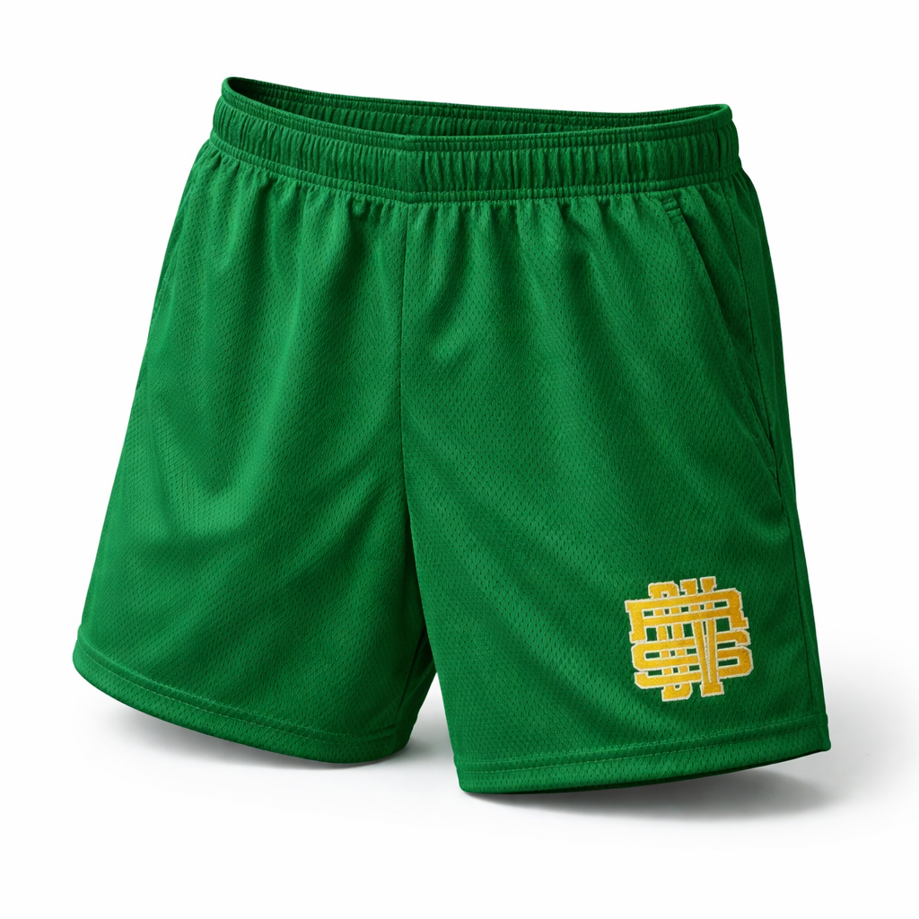 DVRSFD Basics Kelly Green/Yellow Shorts