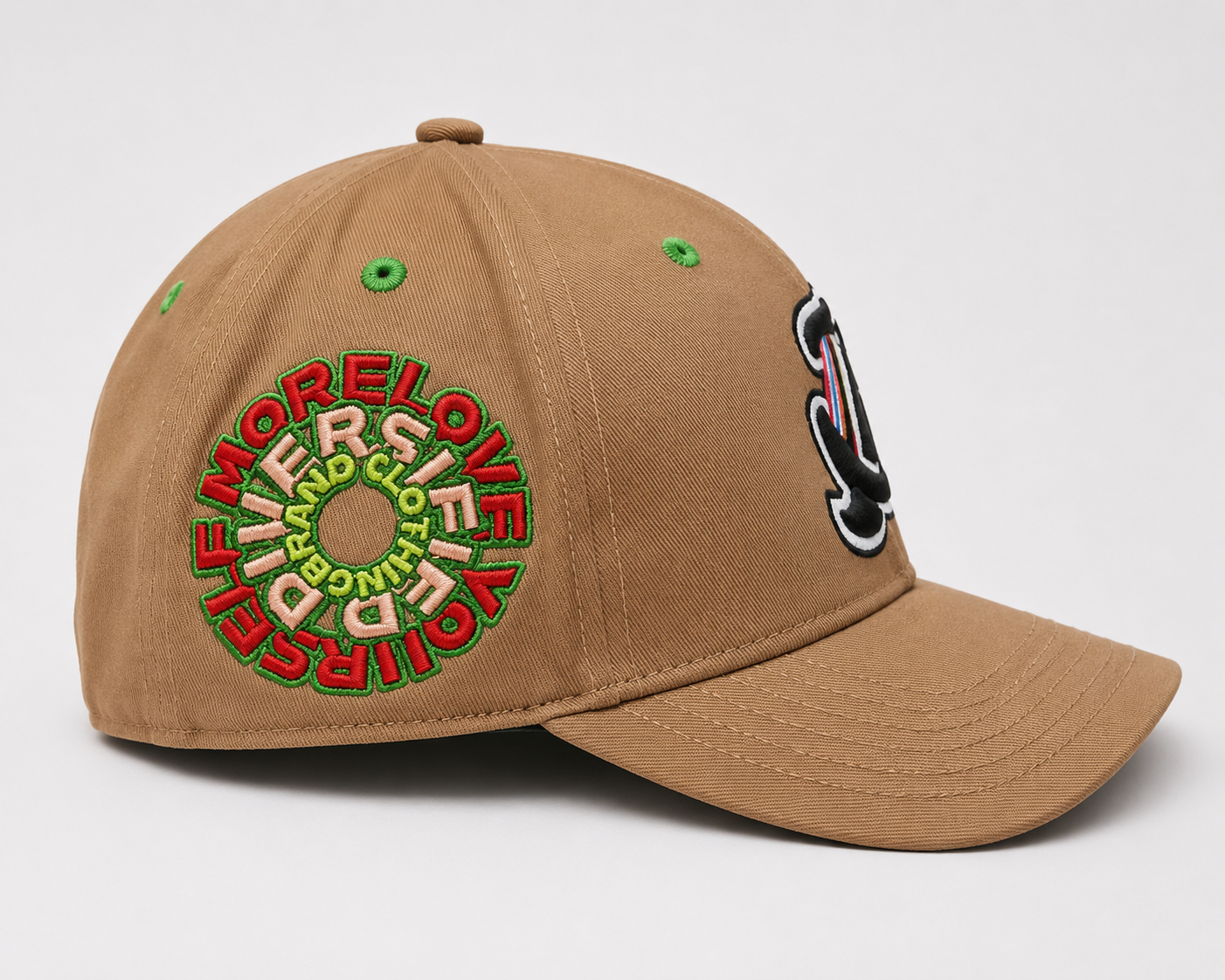 Statement Snapback Brown