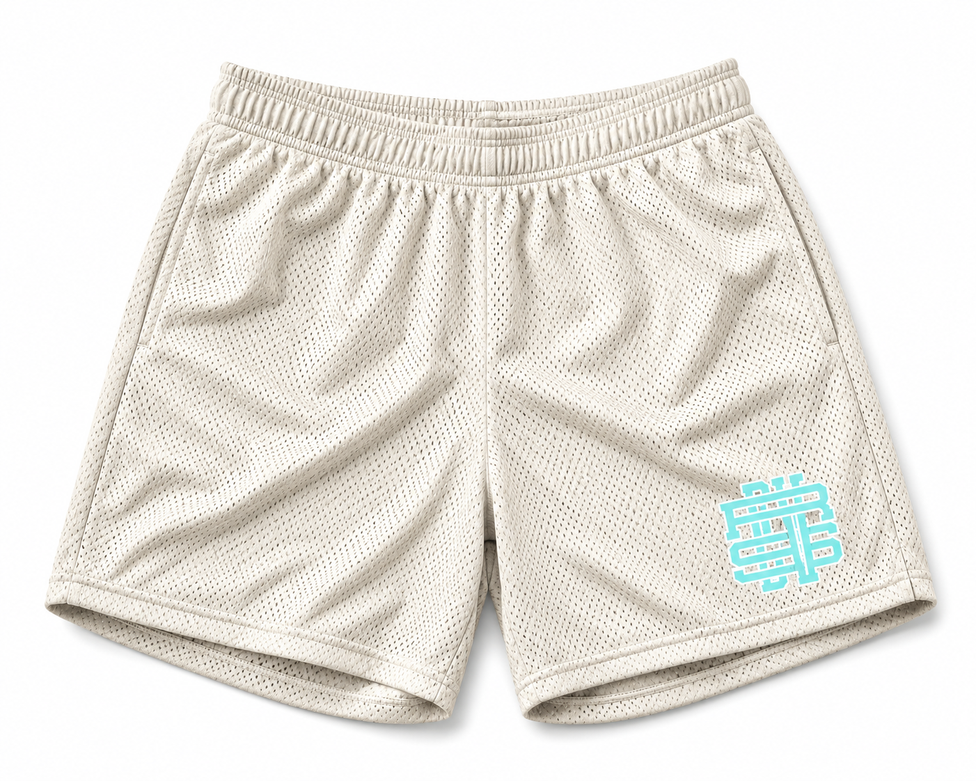 Grey Lettered Short